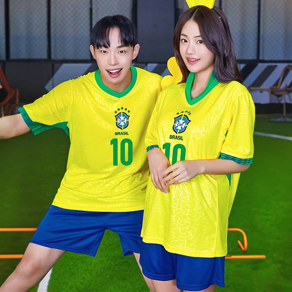 브라질반티 홈 축구반티 축구복 유니폼반티 547A[아동 사이즈 가능]