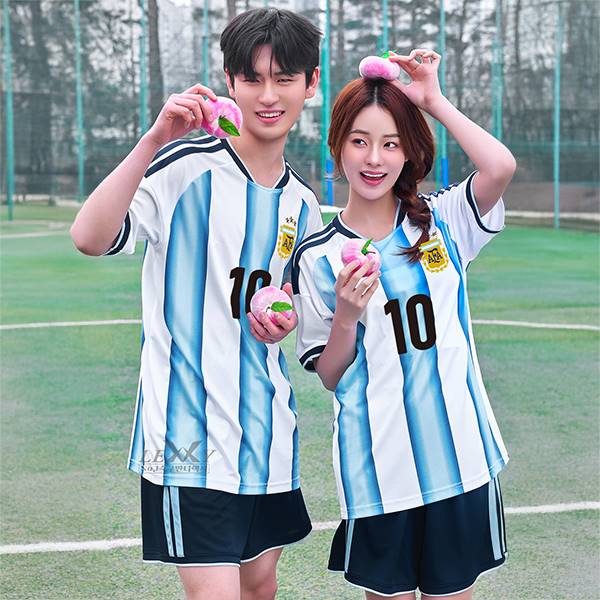 아르헨티나반티 홈 축구반티 축구복 유니폼반티 566A[4XL 빅사이즈 가능]